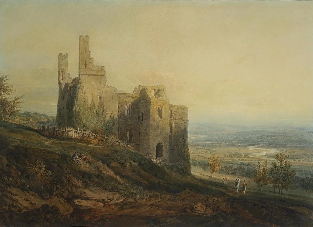 Harewood Castle da sud, 1798 - Harewood House